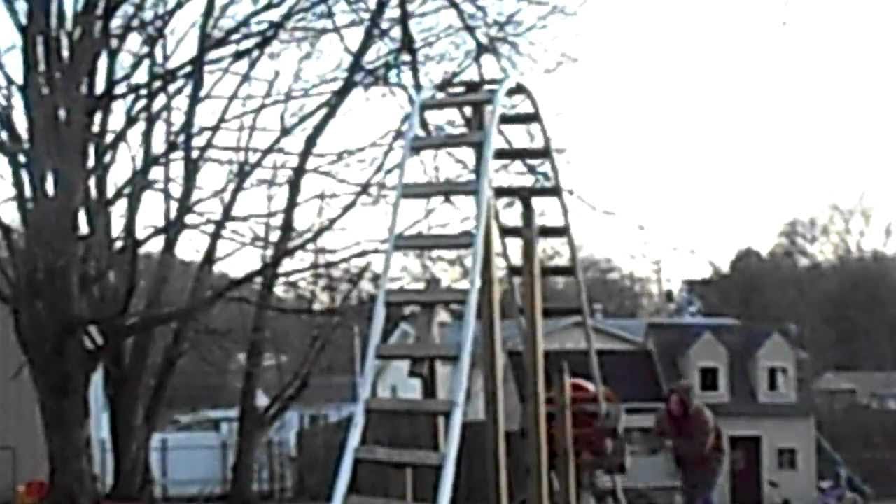 Backyard PVC Roller Coaster
