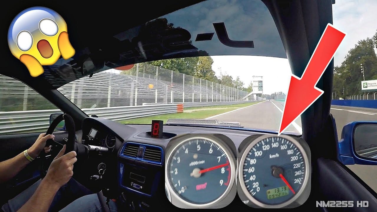 745hp Subaru Impreza STi at Monza
