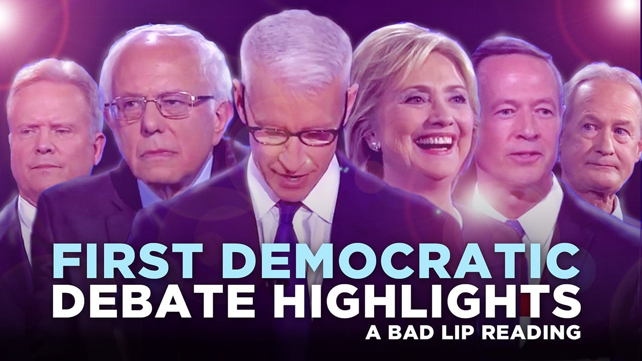 Bad Lip Reading of the First Democratic Debate