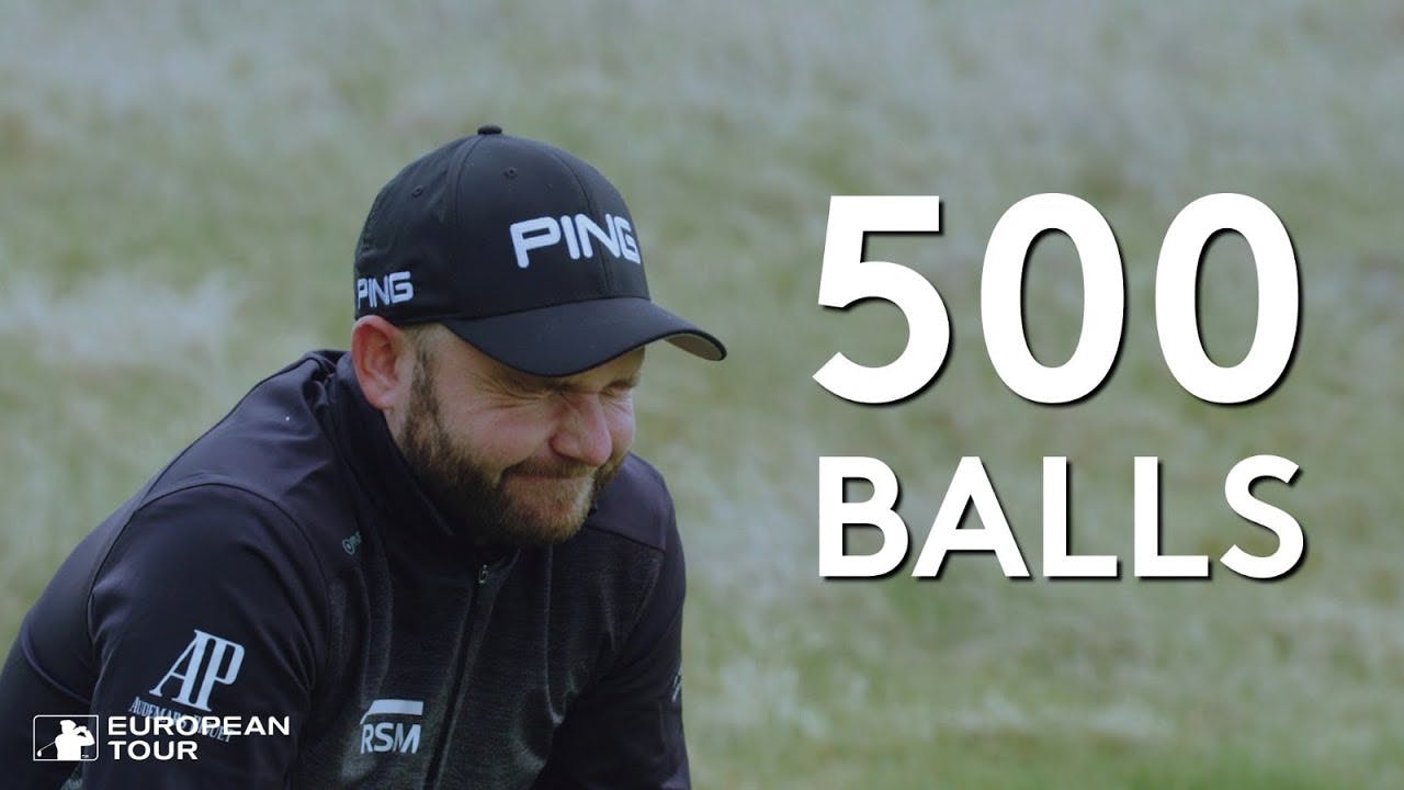 Andy Sullivan 500 balls to Hit a Hole-In-One